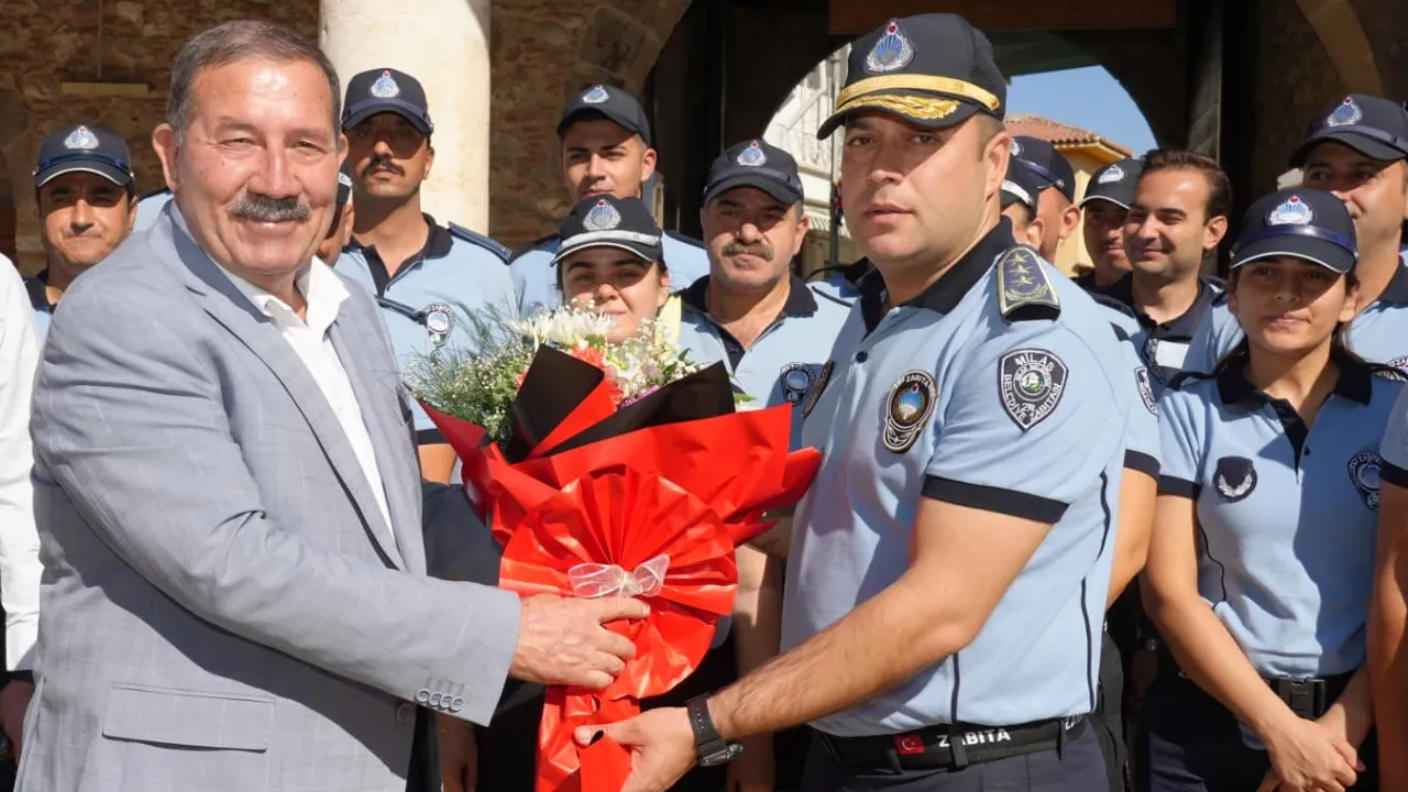 Muğla Milas'ta Başkan Topuz zabıta personeliyle buluştu