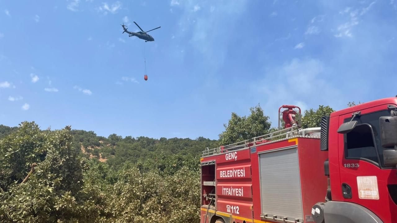 Bingöl’de orman yangını: Havadan karadan müdahale sürüyor