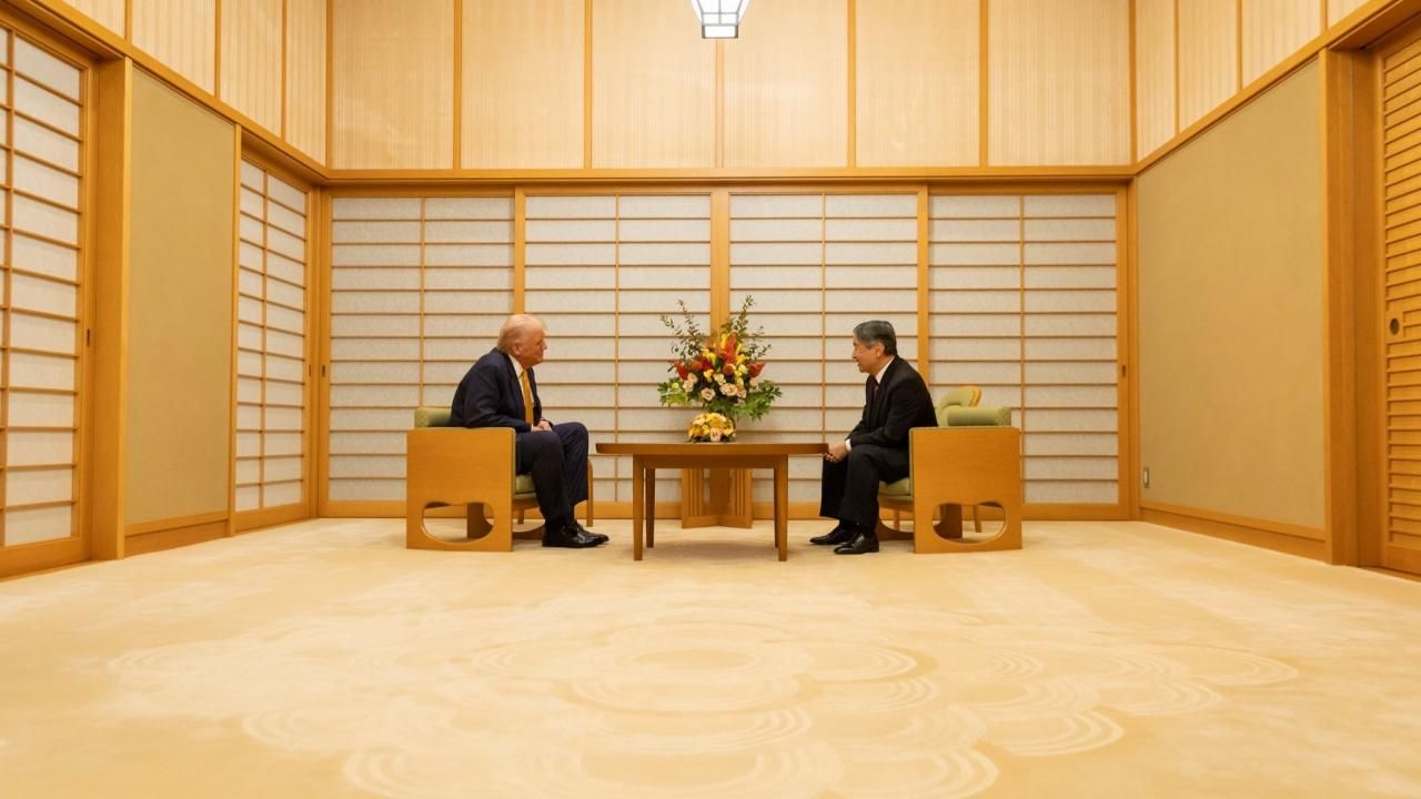 ABD Başkanı Trump, Japonya İmparatoru Naruhito ile görüştü