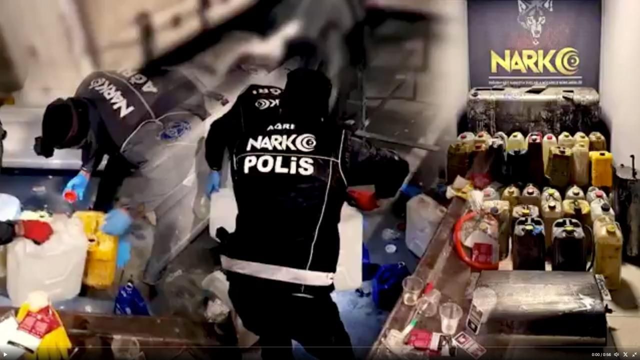 Ağrı'da 761 kilogram metamfetamin ele geçirildi