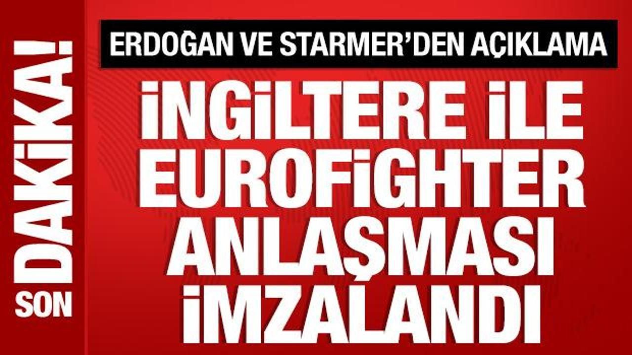 Cumhurbaşkanı Erdoğan ve Starmer'dan ortak açıklama