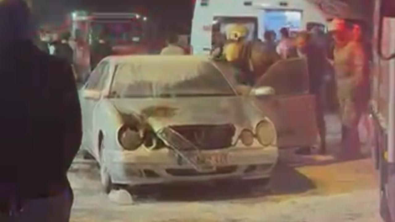 Eşiyle kavga etti, otomobiliyle birlikte kendini ateşe verdi