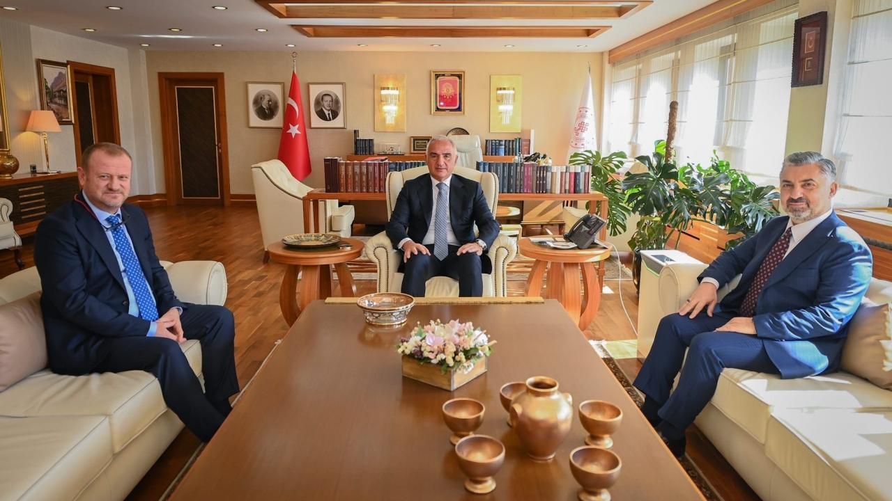 RTÜK Başkanı Daniş ve Türk Telekom CEO'su Şahin, Bakan Ersoy'u ziyaret etti