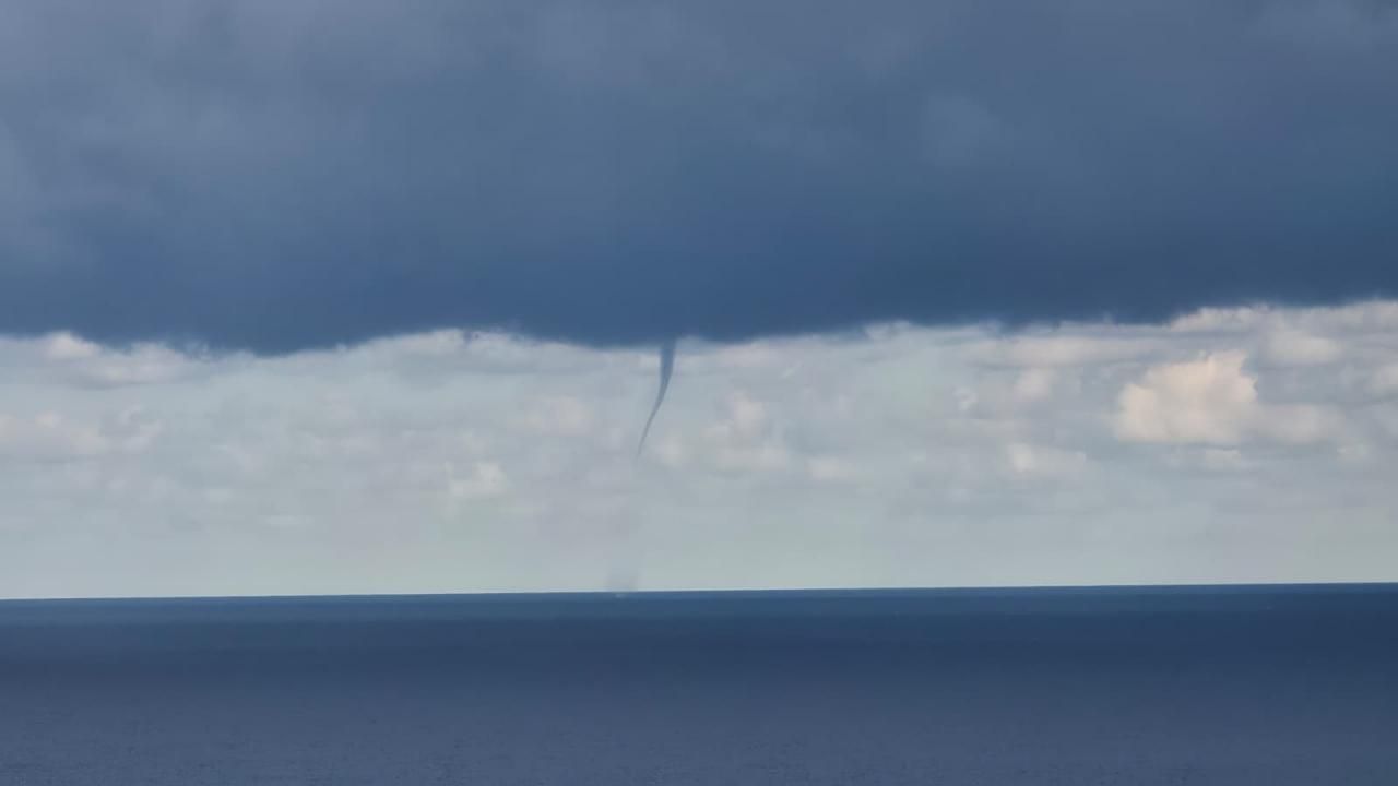Zonguldak açıklarında art arda hortumlar görüldü