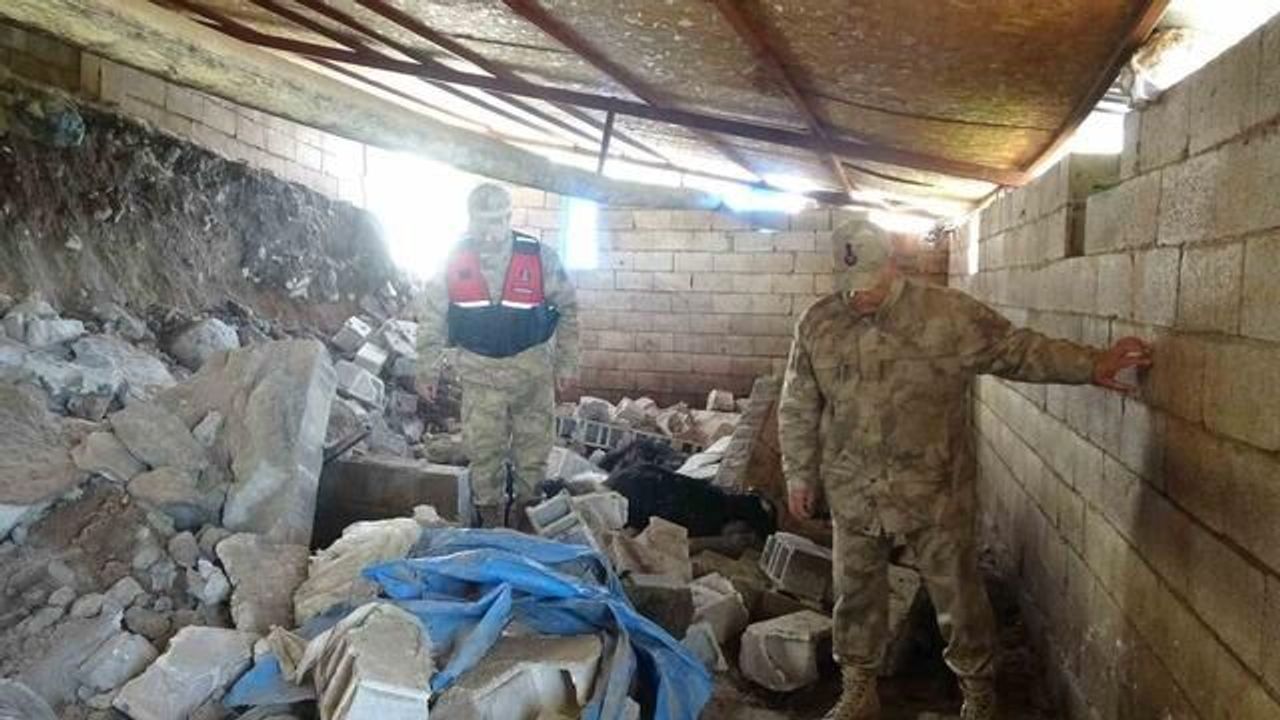 Kilis'te Heyelan Sonrası Ahır Çöktü, 40 Küçükbaş Hayvan Telef Oldu
