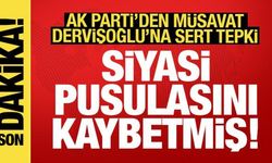 AK Parti'den Dervişoğlu'na tepki: Siyasi pusulasını kaybetmiş