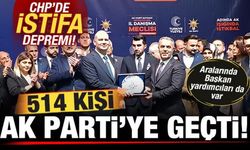 CHP'de istifa depremi! 514 kişi AK Parti'ye geçti