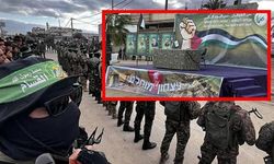 Hamas'la İsrail arasında 5. tur esir takası! İsrail'e pankartlı gönderme