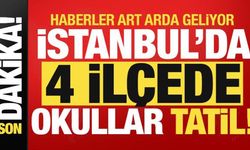 İstanbul'da okullar tatil mi? Son dakika kararı! 4 ilçede eğitime kar engeli!