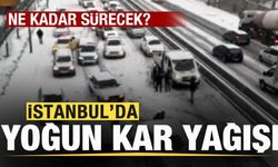 İstanbul'da yoğun kar yağışı! Bir anda beyaza büründü! Kaç gün sürecek? AKOM duyurdu