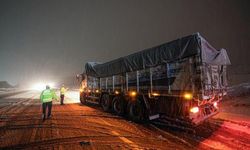 Malatya-Kayseri yolu ağır tonajlı araçların geçişine kapatıldı