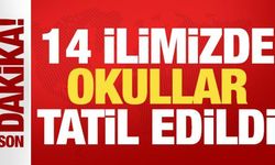 Son dakika: 14 ilimizde okullar tatil edildi