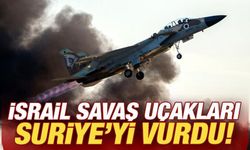 Son dakika: İsrail savaş uçakları Suriye'yi vurdu