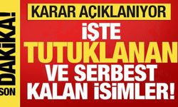 İBB soruşturmasında işte tutuklanan ve serbest kalanlar! Mahkeme açıklıyor