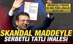 İmamoğlu'ndan 95 milyon TL'lik rezillik! İBB'den skandal maddeyle şerbetli tatlı ihal