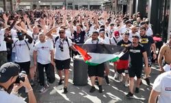 Almanya'ya PSG damgası! Dev final öncesi Fransızlar, Gazze için yürüdü