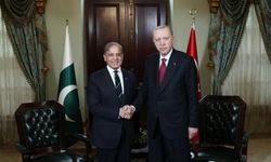 Cumhurbaşkanı Erdoğan, Şahbaz Şerif'i kabul etti