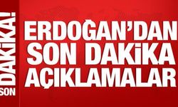 Cumhurbaşkanı Erdoğan'dan önemli açıklamalar