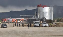 Erzurum'da asfalt üretim tesisinde patlama