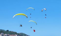 Giresun'da paramotor kazası: Denize düştü