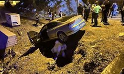 Hatay'da navigasyon kazası: Otomobili bir anda uçtu!