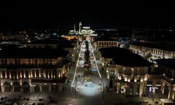 Konya şehir merkezi kurban bayramı öncesi ışıl ışıl oldu!