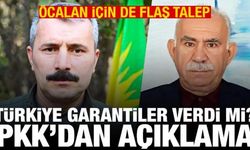 PKK'dan açıklama! Türkiye garantiler verdi mi?