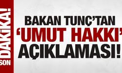 Son dakika: Adalet Bakanı Tunç'tan 'umut hakkı' açıklaması: 'Söz konusu değil&#0