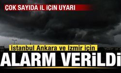 Yeni harita paylaşıldı!  İstanbul Ankara ve İzmir için alarm! Çok sayıda il için uyarı!