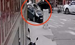 5. kattan düşen kız çocuğu kamerada! Mucize yaşandı