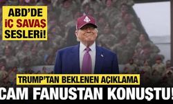 ABD'de iç savaş sesleri: Trump kurşun geçirmez cam fanustan konuştu!