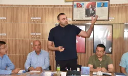 CHP heyetinden Kumluca'da muhtarlarla istişare