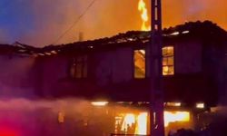 Amasya’da 4 ahşap ev yandı
