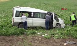 Amasya’da yolcu minibüsü takla attı: Ölü ve yaralılar var!