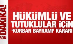 Bakan Tunç açıkladı: Hükümlü ve tutuklular için 'Kurban Bayramı' kararı
