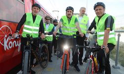 Başkan Altay, Konya'da bisikletseverlerle pedal çevirdi