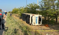 Bayram günü acı haber! Konya'da yolcu otobüsü devrildi: 1 ölü, 26 yaralı