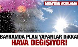 Bayramda hava değişiyor! Plan yapanlar dikkat...Meteoroloji'den hava durumu raporu