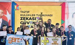 Genç KOMEK öğrencileri 4. Tazof Kulüpler Turnuvası’da Türkiye şampiyonu oldu