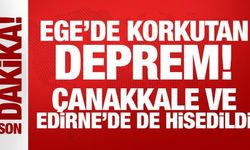Gökçeada açıklarında 5,2 büyüklüğünde deprem!