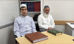 Görme engelli genç hafızlık sınavına hazırlanıyor