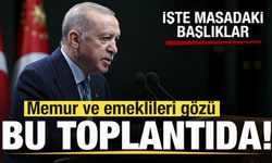Memur ve emeklileri gözü bu toplantıda! Başkan Erdoğan açıklayacak