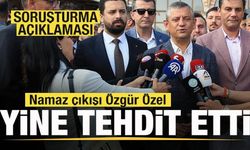 Namaz çıkışı Özgür Özel yine tehdit etti! Soruşturma açıklaması