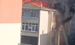 Silivri'de yangın paniği: Alevler çatıyı sardı