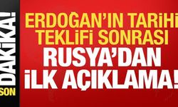 Son dakika: Erdoğan'ın tarihi teklifi sonrası Rusya'dan ilk açıklama!
