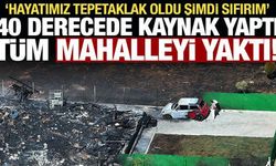 Tadilatta çıkan yangın ormanı yaktı: Yeşil alan siyaha büründü