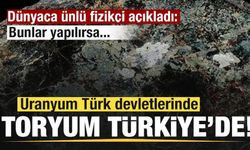 Toryum Türkiye'de, uranyum Türk devletlerinde! Dünyaca ünlü fizikçi: Bunlar yapılırsa...