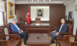 Başkan Şahin'den Kaymakam Kaya’ya Hayırlı Olsun ziyareti