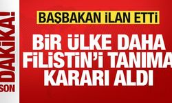 Bir ülkeden daha tarihi Filistin kararı! Ülkenin Başbakanı resmen ilan etti