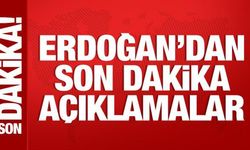 Cumhurbaşkanı Erdoğan, Gabonlu mevkidaşı ile açıklama yapıyor
